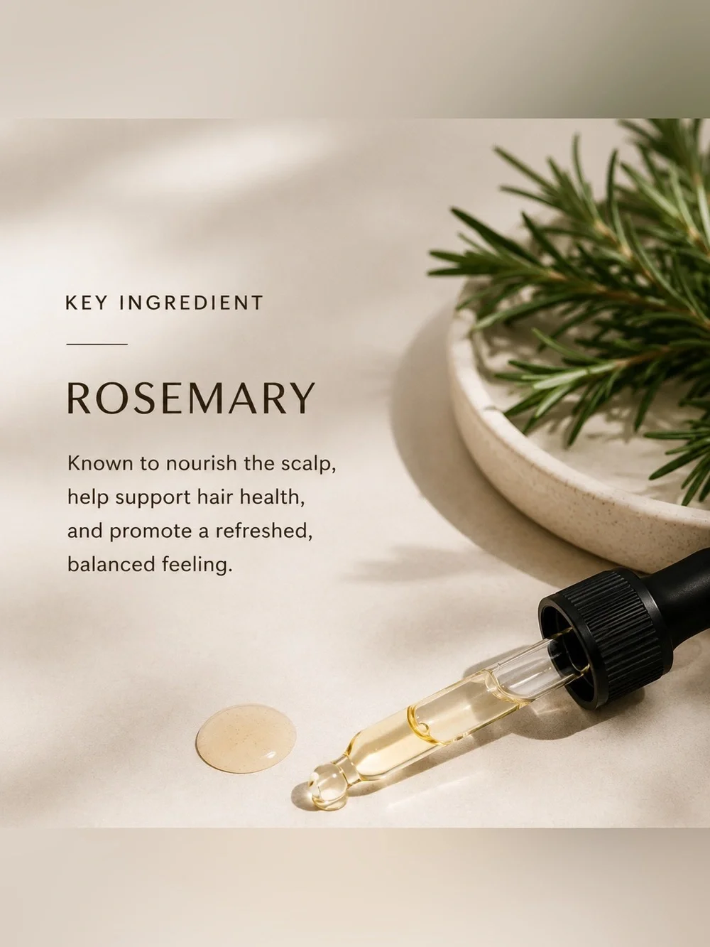 BYCORAL | Coastal Rosemary Scalp Oil | 2 fl oz | Handmade Hair & Scalp Oil